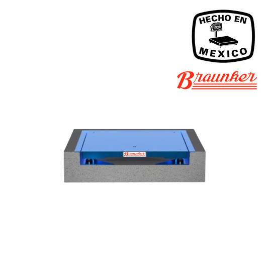 Báscula Braunker de Piso, 90 x 90 cm, En Fosa, Desde 500Kg