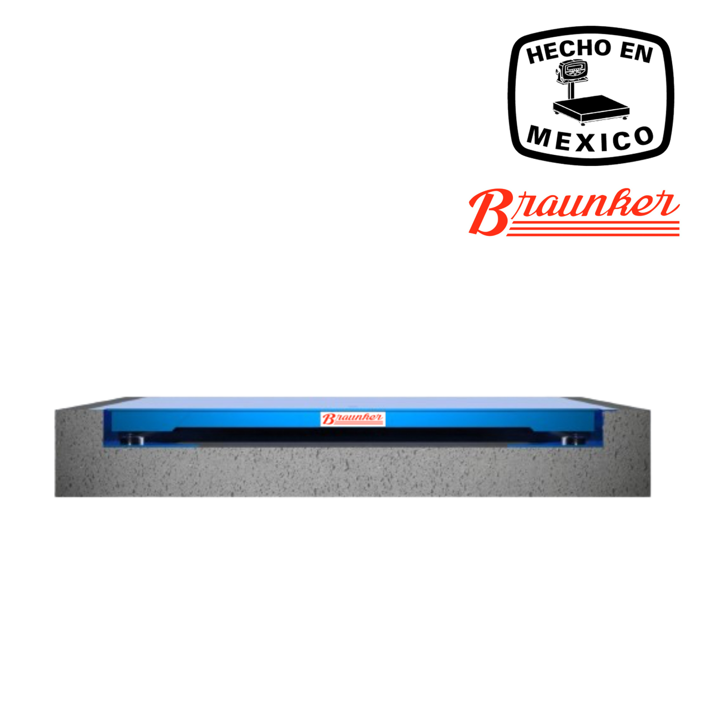 Báscula Braunker De Piso, 150 x 150 cm, En Fosa, Desde 2000Kg