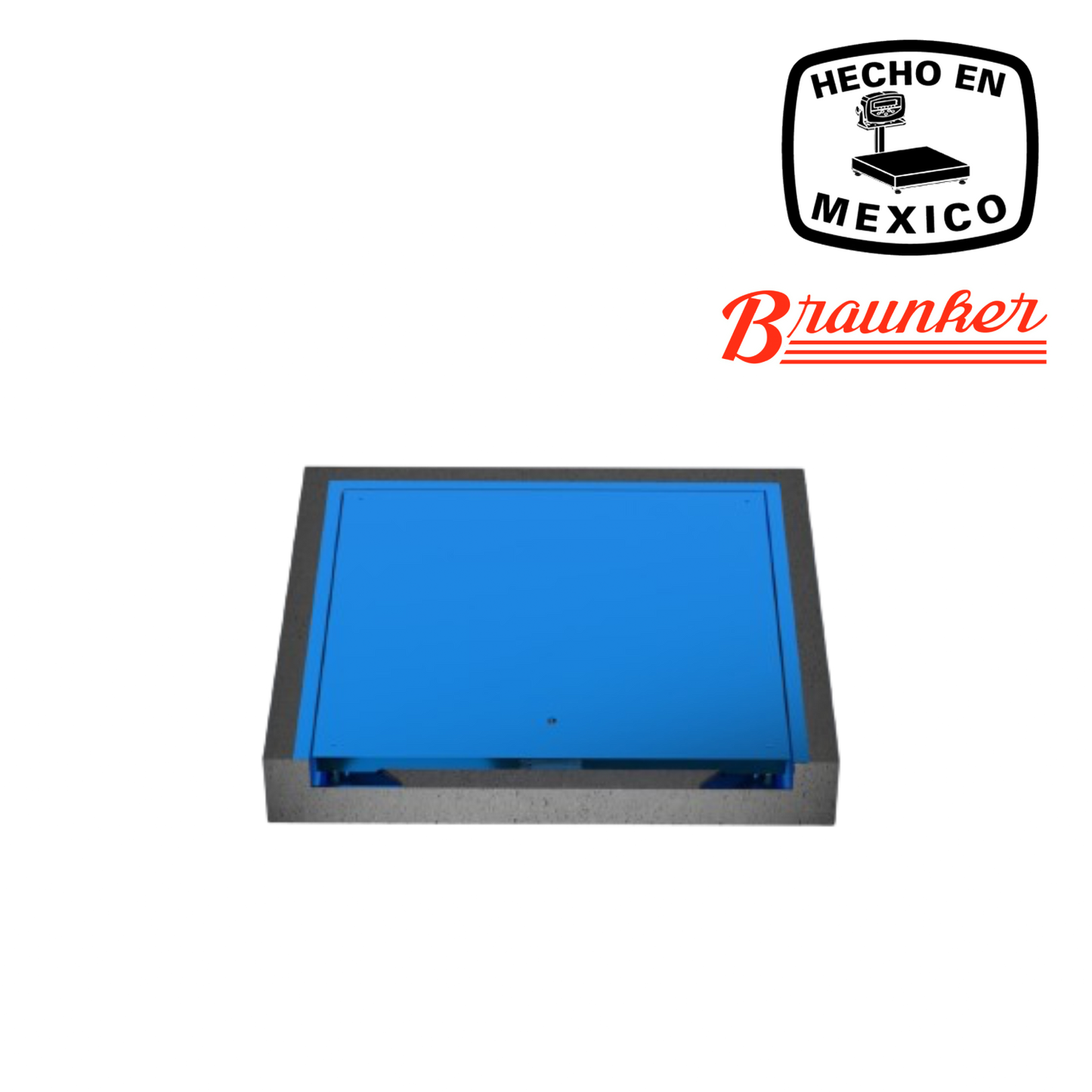 Báscula Braunker De Piso, 150 x 150 cm, En Fosa, Desde 2000Kg