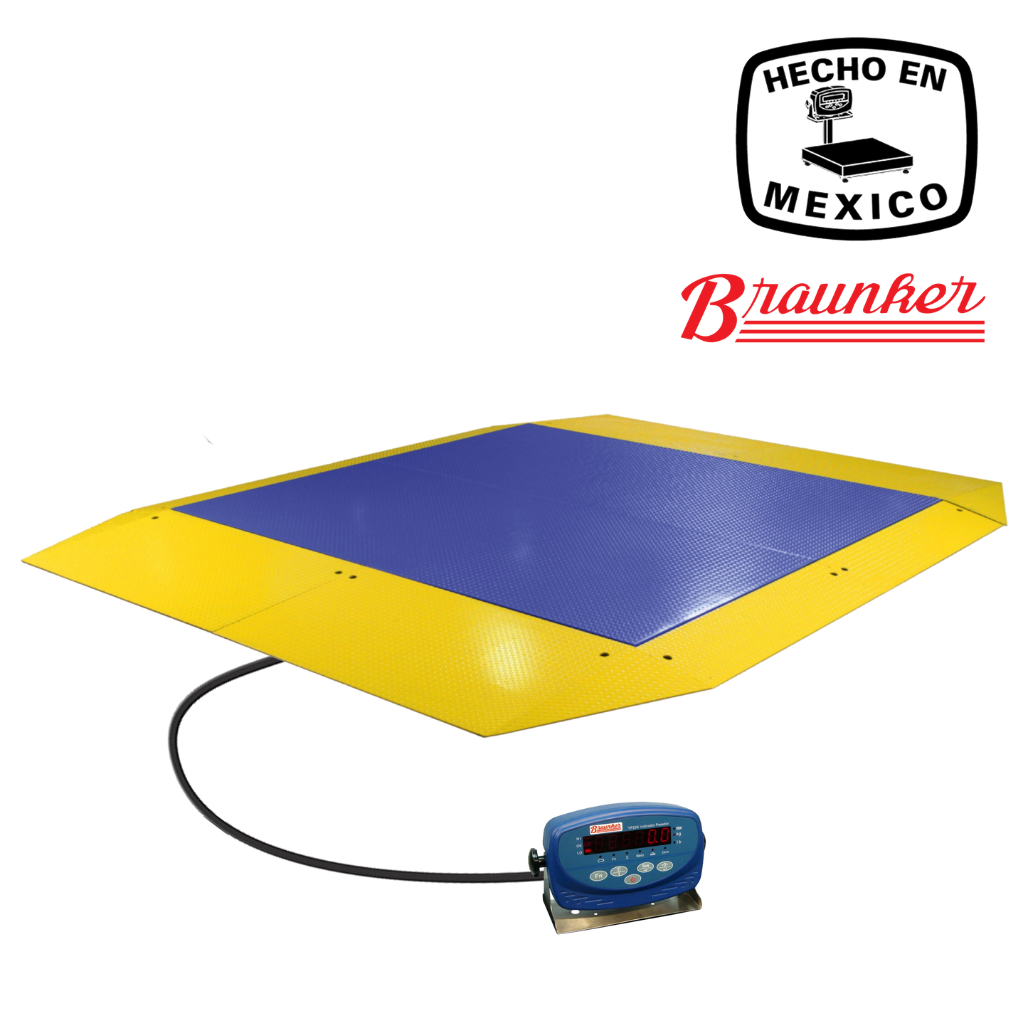 Báscula Braunker Waffle, 152 x 152 cm, Desde 2000 Kg