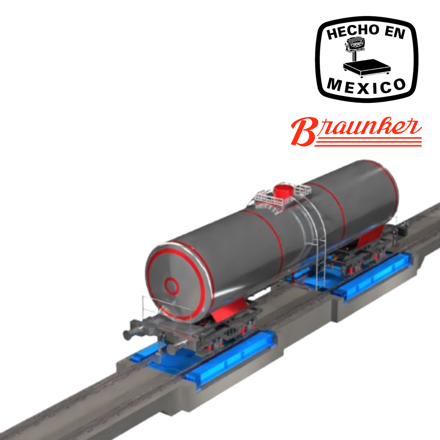 Báscula Modular para Ferrocarril 38+46 digital