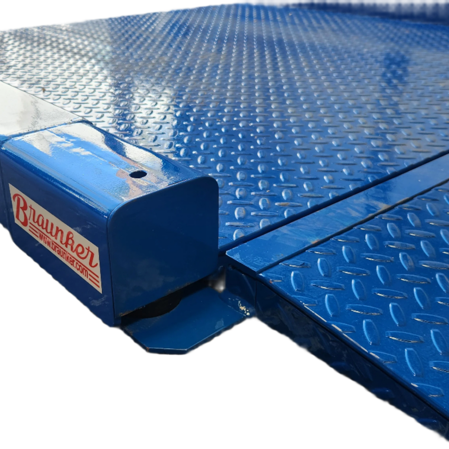 Báscula de Piso Braunker Super Baja, 130 x 122 cm, 2000kg