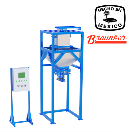 Ensacadora Braunker Material Granular, Hasta 12 Sacos Por Minuto, Peso Neto
