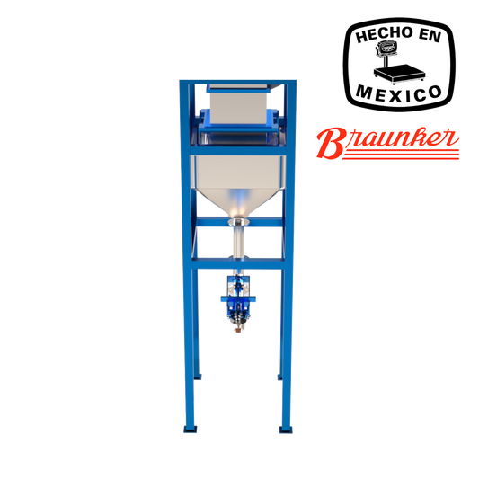 Ensacadora Braunker para Sacos Autovalvulados, Hasta 6 Sacos Por Minuto