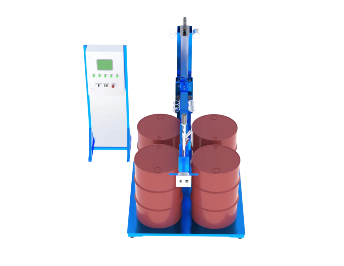 Llenador de líquidos BRAUNKER con brazo giratorio