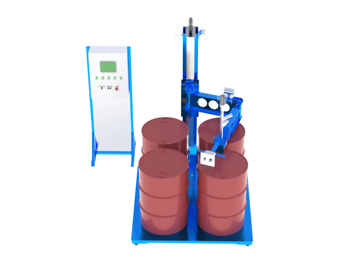 Llenador de líquidos BRAUNKER con brazo giratorio