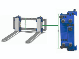 Bascula Braunker HEF para integrar a Montacargas