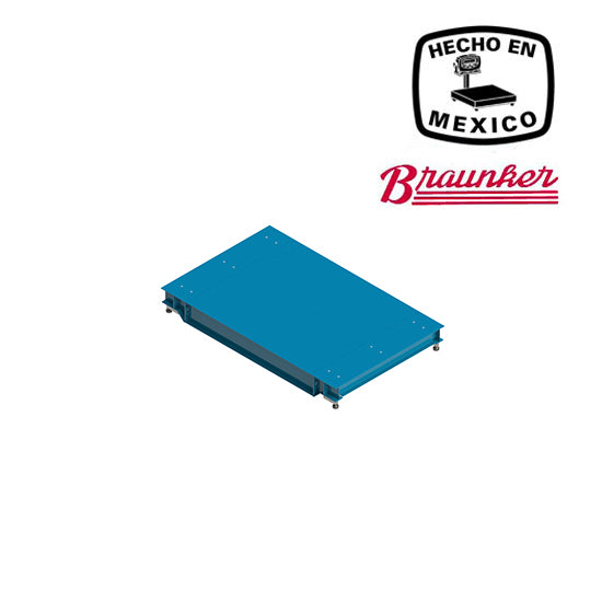 Plataforma de Piso Braunker Alto Alcance, 152 x 244 cm, 10000Kg