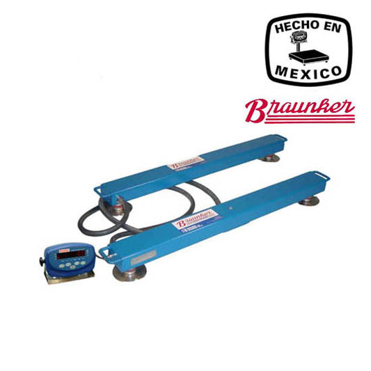 Eje Pesador Doble Braunker, 10 x 122 cm, Acero Estructural, Desde 2000Kg