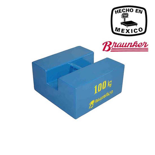 Pesa Patrón Braunker 100kg M3, placa de acero