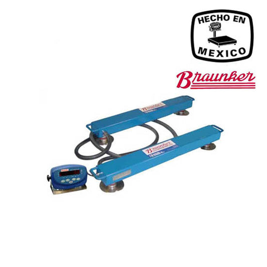 Eje Pesador Doble Braunker, 10 x 91 cm, Acero Estructural, Desde 500Kg